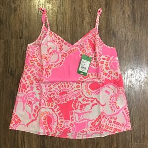 NWT Lilly Pulitzer Pixie Top in Trunk in Love